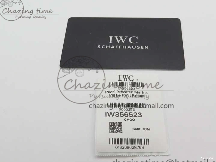 MIROTIME 0319 MoistureWicking Portofino Automatic RG IW356522 FKF 1:1 Best Edition Blue Dial on Black Croco Strap A 7109